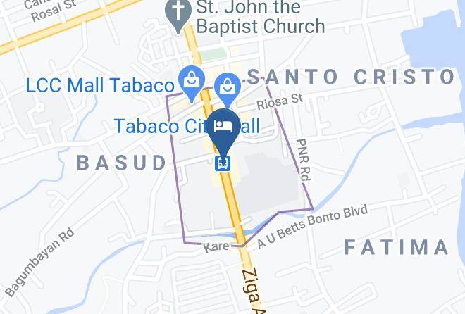 Albay - Meaco Royal Hotel Tabaco Maps