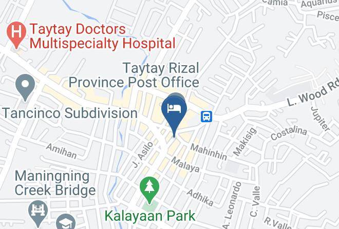 Meaco Royal Hotel Taytay Map