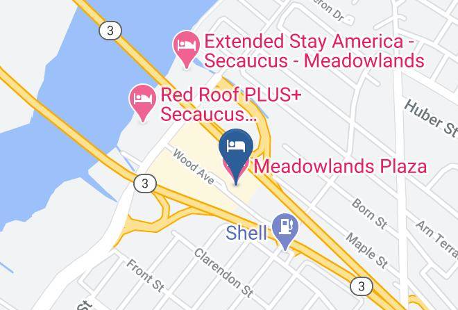 Hudson - Meadowlands Plaza Hotel Maps