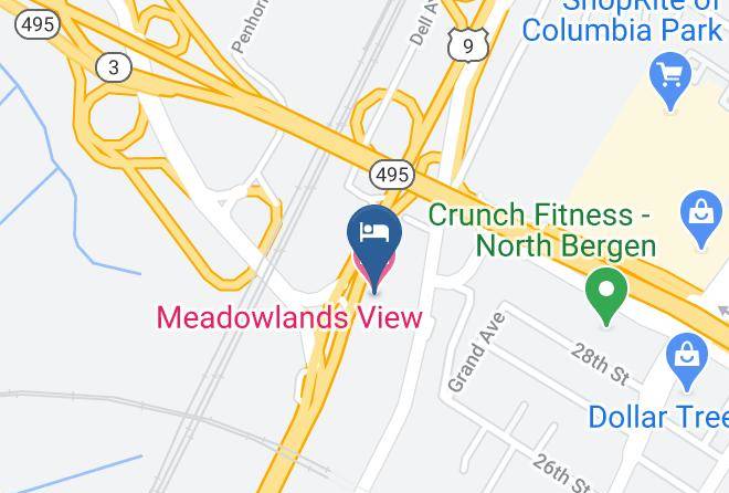 Hudson - Meadowlands View Hotel Maps