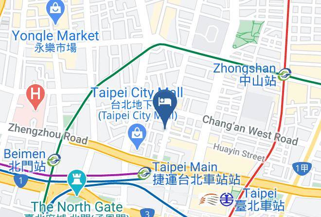 Datong District Taipei Main Station Rear Exit Market - Meander 1948 Maps