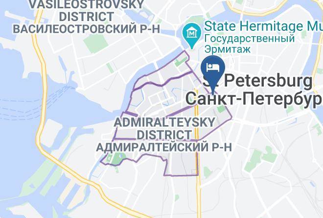 Saint Petersburg - Meblirovannyye Komnaty Madam Gritsatsuyevoy Maps