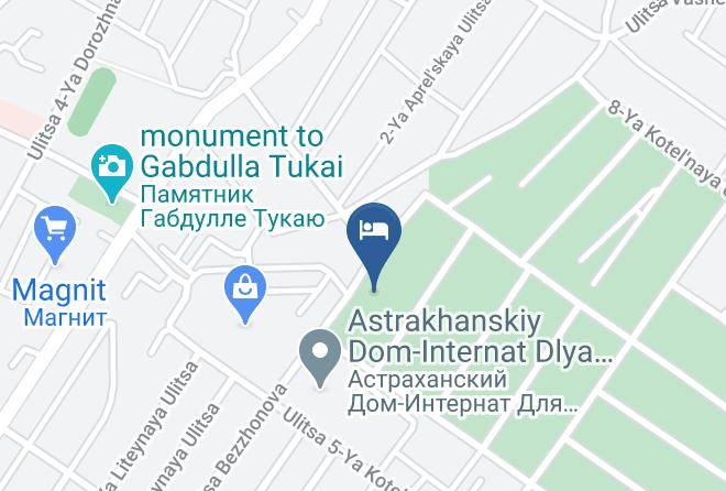 Astrakhan - Mechta Gostinichnyy Kompleks Maps