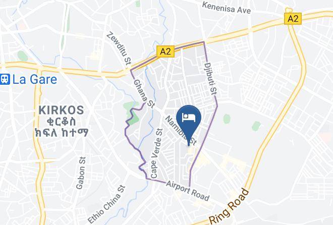Addis Ababa - Medal Hotel Maps