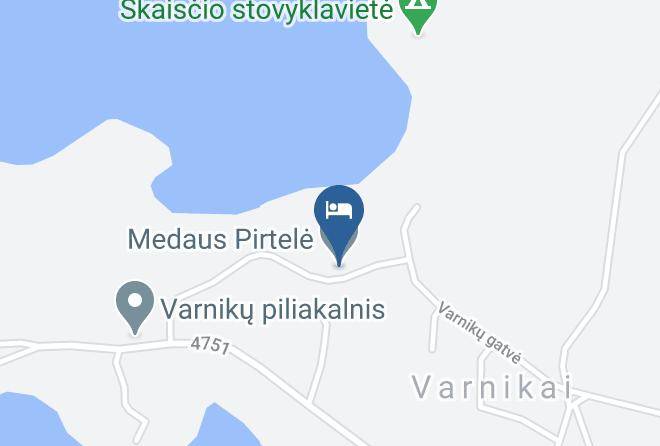 Medaus Pirtele Map