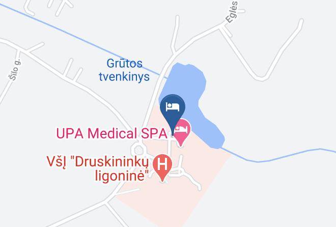 Druskininkai - Viesbutis Medea Spa Maps