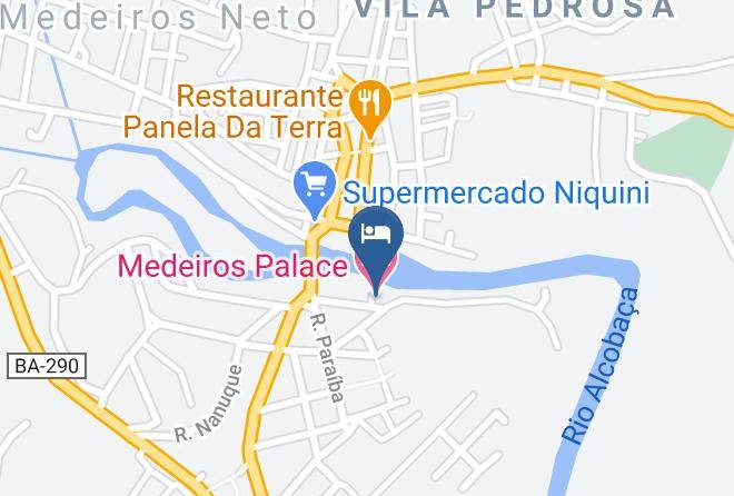 Medeiros Neto - Medeiros Palace Hotel Maps
