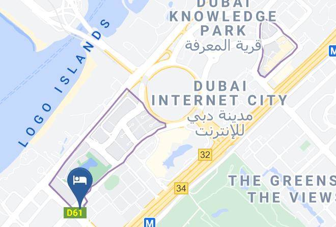 Dubai - Media One Hotel Maps