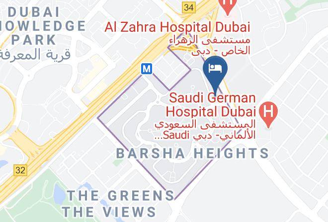 Dubai - Media Rotana Maps