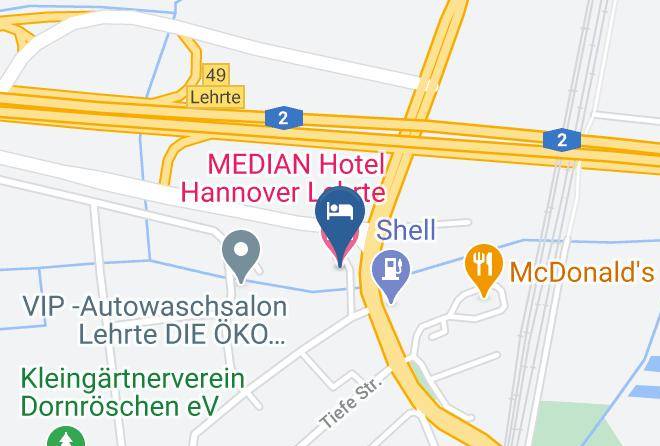 Stadt Hannover - Median Hotel Hannover Lehrte Maps