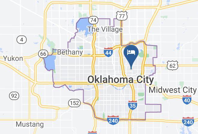 Oklahoma - Medical Inn Oklahoma City Maps