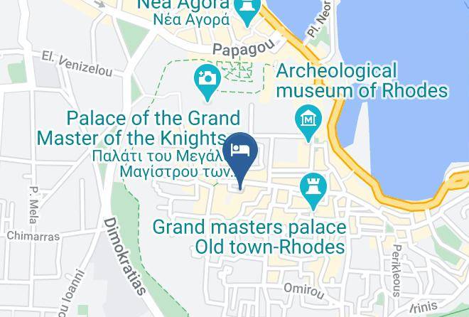 Dodecanese - Medieval Rose Hotel Maps