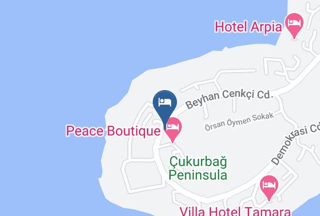 Kas - Medimar Hotel Maps