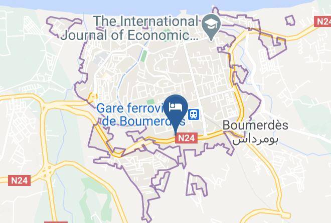Boumerdes - Medina Hotel Maps