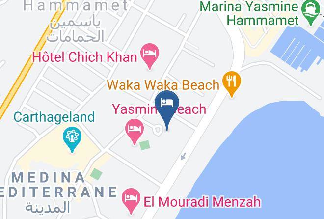 Tunisia - Medina Solaria And Thalasso Maps