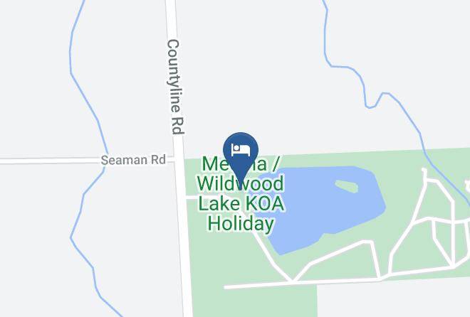 Medina Wildwood Lake Koa Holiday Map