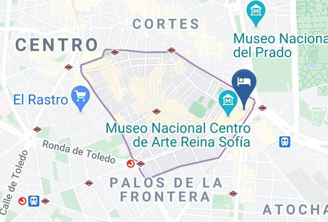 Madrid - Hotel Mediodia Maps