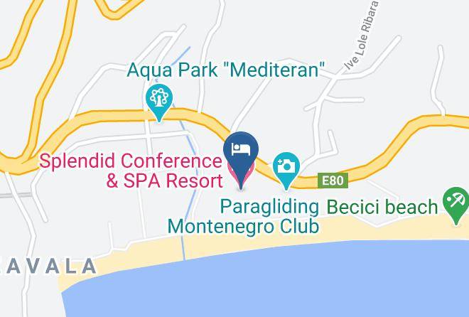 Budva - Mediteran Wellness & Spa Congress Center Maps