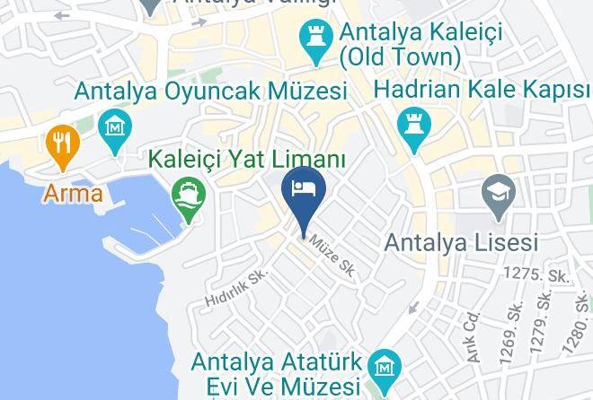 Mediterra Art Hotel Map - Antalya - Muratpasa