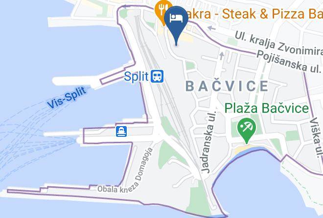 Split - Mediterra Residence Maps