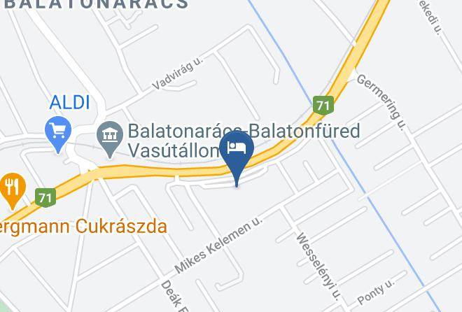 Balatonfured - Mediterran Medences Nyaralo Maps