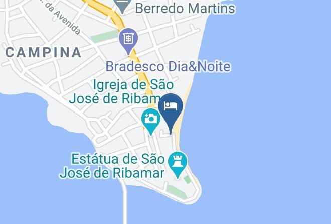 Sao Jose De Ribamar - Mediterranea Hotel E Restaurante Maps
