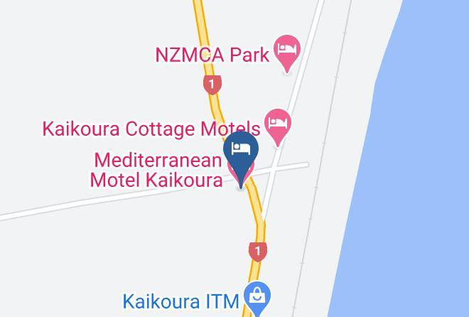 Kaikoura - Mediterranean Motel Kaikoura Maps