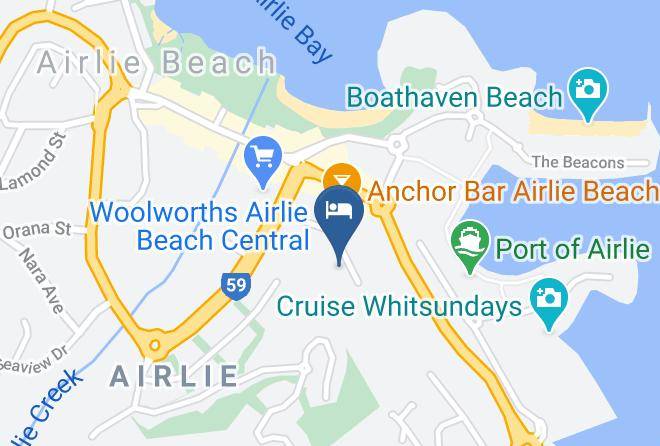 Whitsunday - Mediterranean Resort Airlie Beach Maps