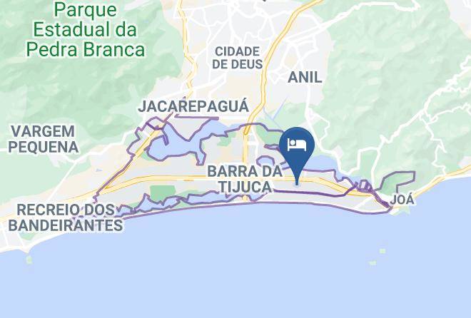 Rio De Janeiro Barra Da Tijuca - Hotel Transamerica Maps