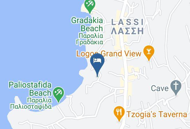 Kefallinia - Mediterranee Hotel Maps