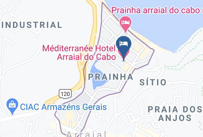 Arraial Do Cabo - Mediterranee Hotel Arraial Do Cabo Maps