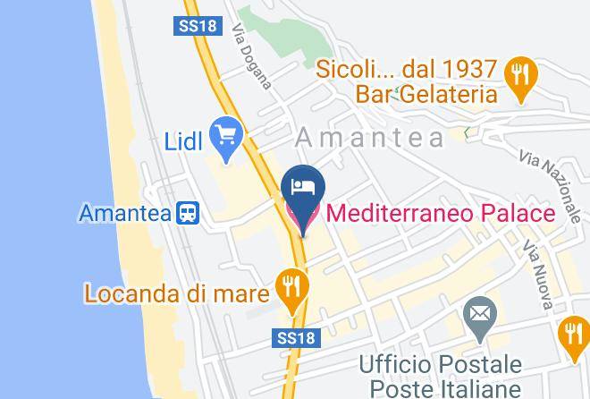 Cosenza - Mediterraneo Palace Hotel Maps