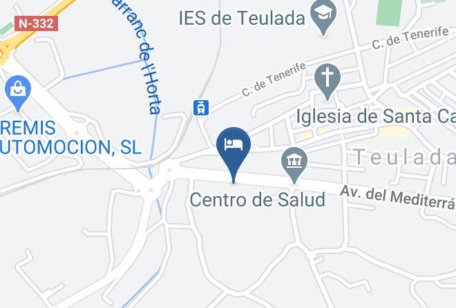 Alicante - Mediterraneo Restaurante Maps