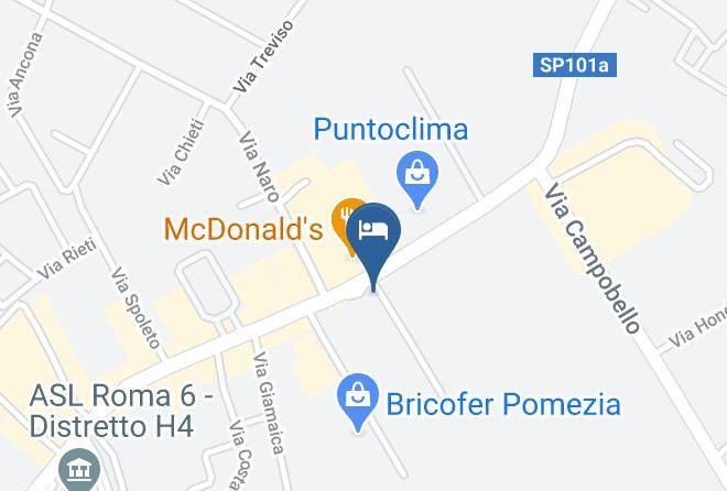 Rome - Meditur Hotel Pomezia Maps