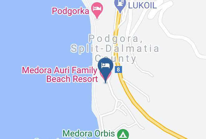 Medora Auri Family Beach Resort Map