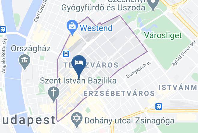 Budapest Terezvaros - Medosz Hotel Budapest Maps