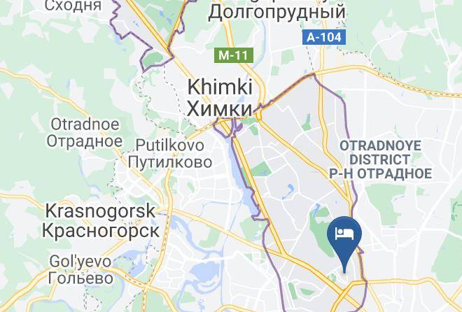 Moscow - Medovaya Hotel Maps