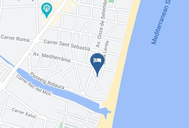 Girona - Medplaya Hotel Monterrey Maps