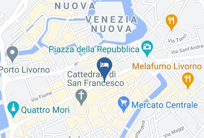 Leghorn - Medusa Affittacamere Maps
