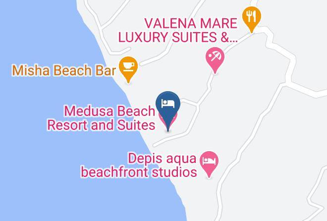 Naxos - Medusa Beach Resort And Suites Maps