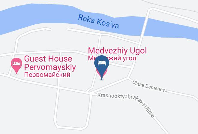 Medvezhiy Ugol Map