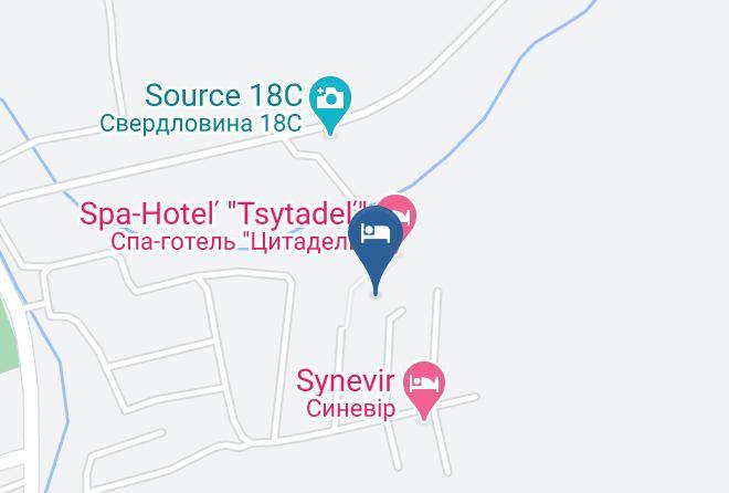 Boryslav - Medychnyy Tsentr Sanita Plyus Skhidnytsya Maps