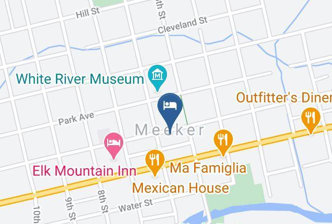 Rio Blanco - Meeker Hotel & Cafe Maps