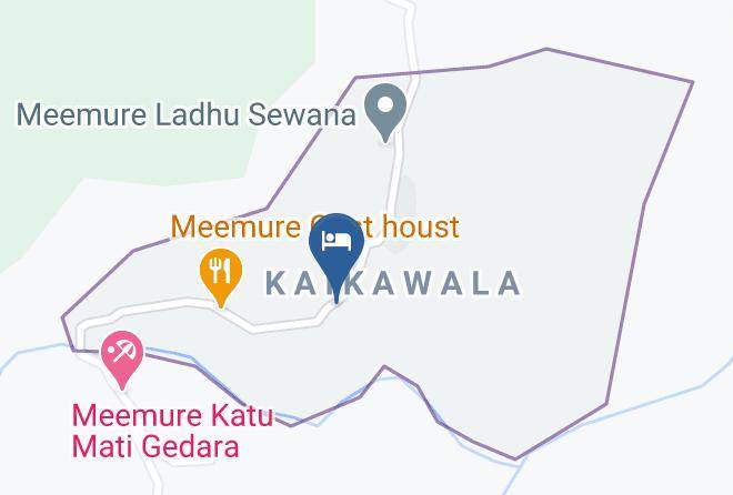 Kandy - Meemure Rajasinghe Resort Maps