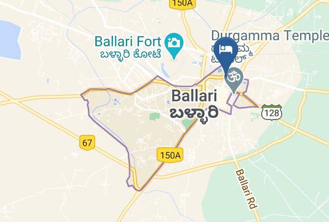 Bellary - Meenakshi Lodge Maps