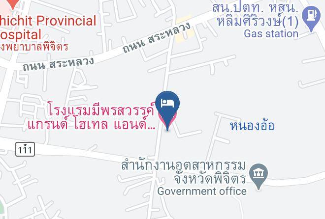Amphoe Mueang Phichit - Meesawan Grand Hotel & Resort Maps