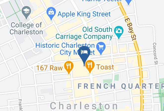 Charleston - Meeting Street Inn Maps