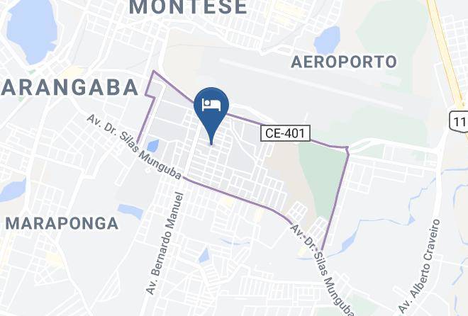 Fortaleza - Mega Aeroporto De Fortaleza Hotel Maps