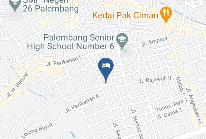 Palembang - Mega Kost 2 Maps
