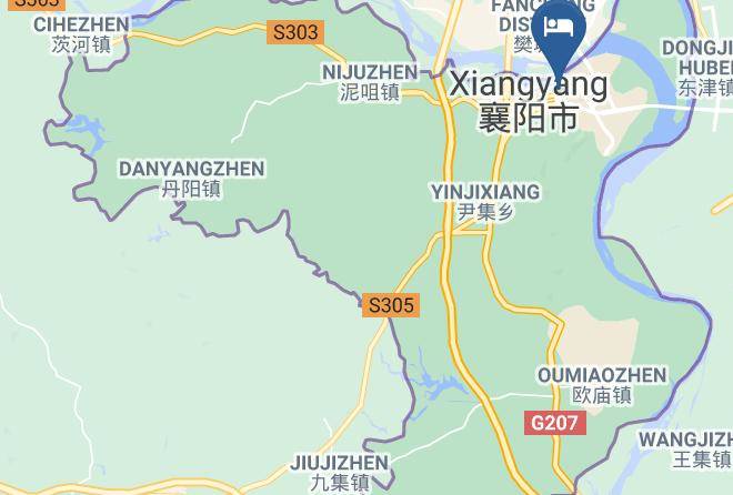 Xiangyang - Mega Lifen Garden Hotel Maps